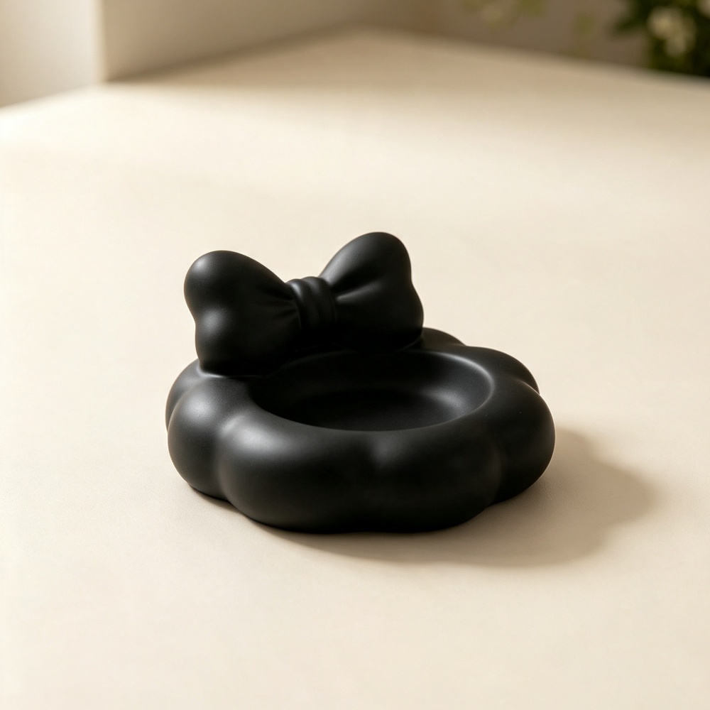 3D Printed Black Bow Jewelry T - Organza Ribbon Spool 评论和价格
