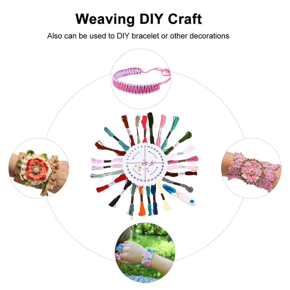 Friendship Bracelet Making Kit - Embroidery Craft 评论和价格