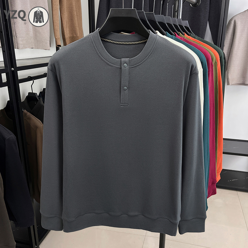 Warm Brushed Knit Henley Long  - Embellish Knit 评论和价格