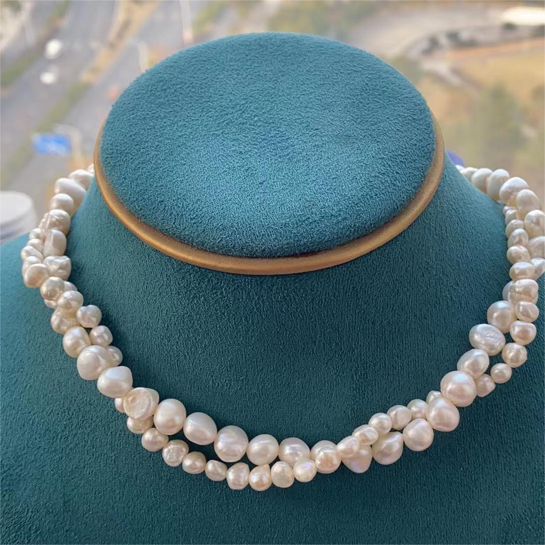 HENGSHENG Baroque Freshwater 5 - Pearl Trim Chain 评论和价格