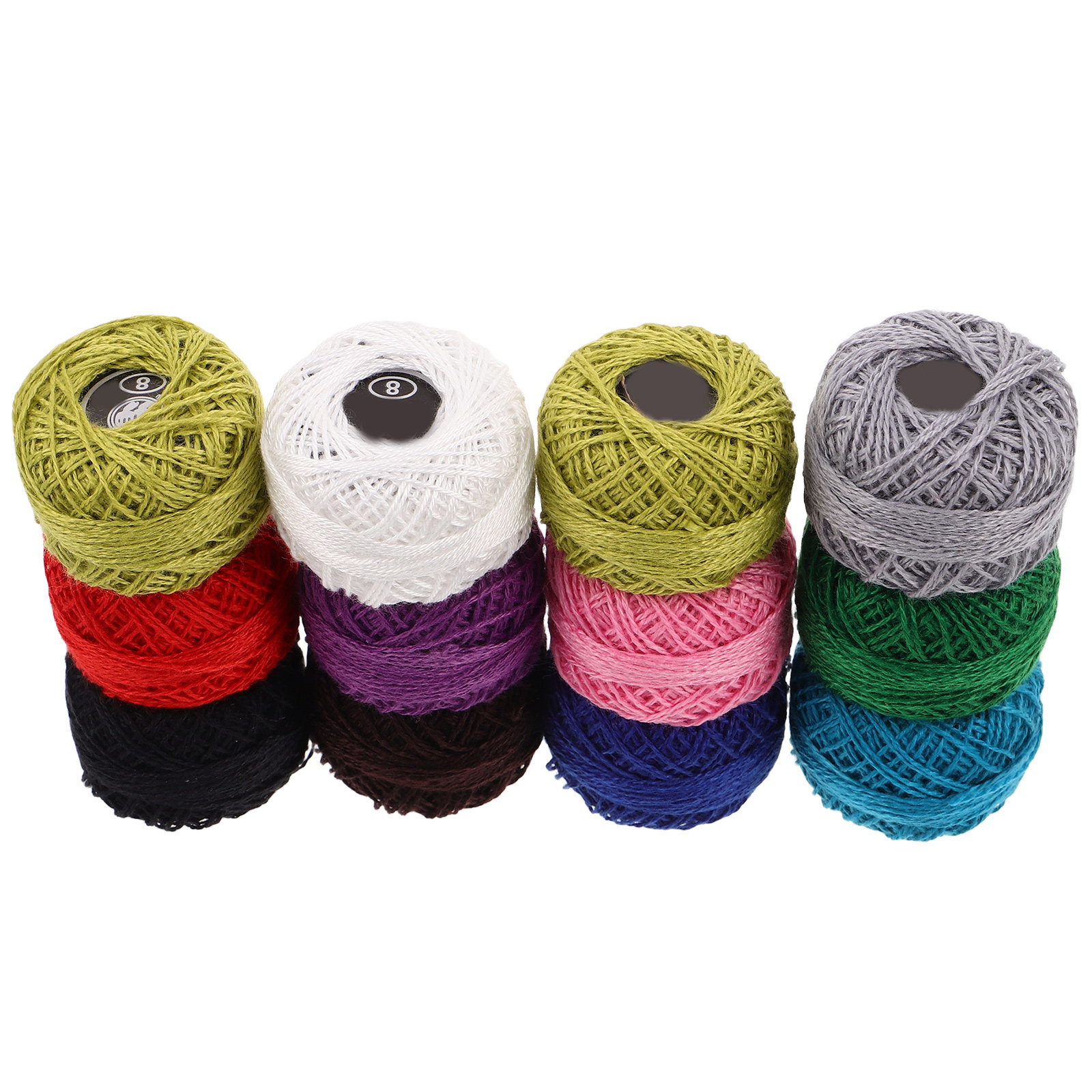 12Pcs Cotton Embroidery Thread - Embroidery Craft 评论和价格
