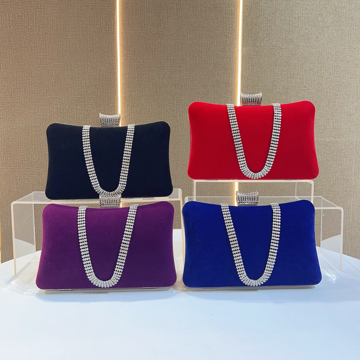 2025 Velvet Banquet Bag Women’ - Tassel Fringe Trim 评论和价格