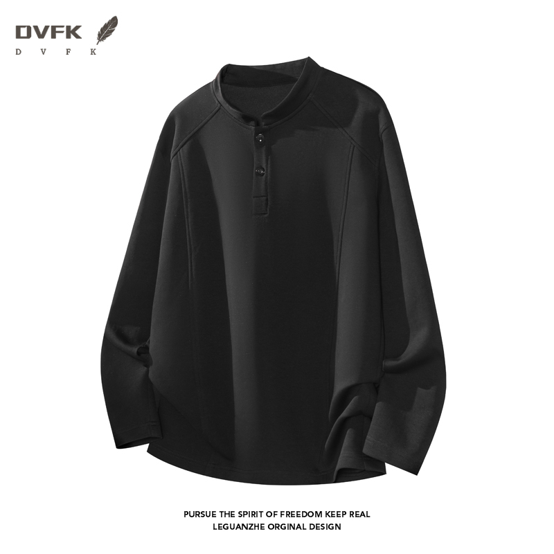 Men Raglan Sleeve Henley Long  - Embellish Knit 评论和价格