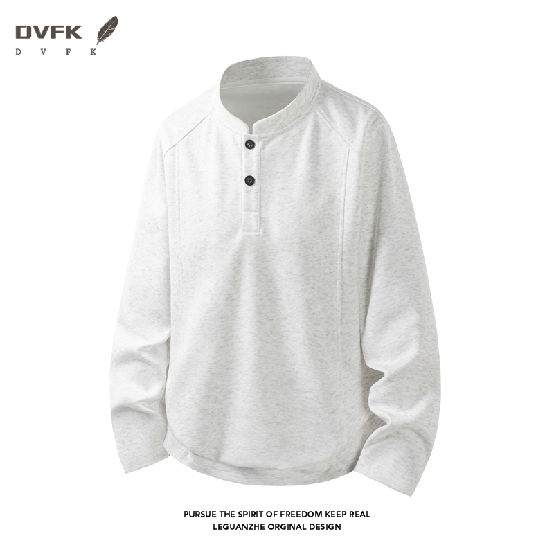 Men Raglan Sleeve Henley Long  - Embellish Knit 评论和价格