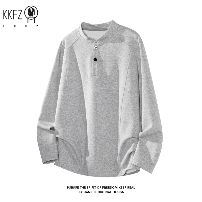 Male Raglan Sleeve Henley Pull - Embellish Knit 评论和价格