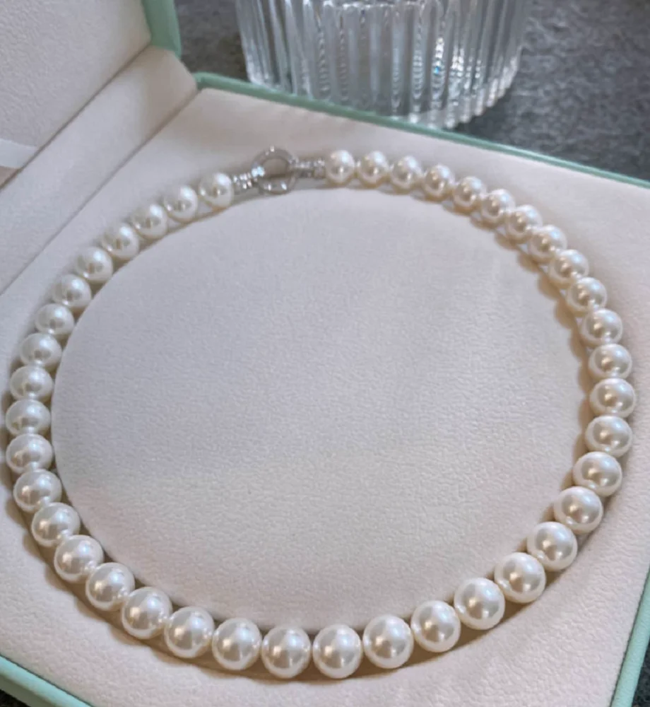 Gorgeous AAAA++9-10mm 10-11mm  - Pearl Trim Chain 评论和价格