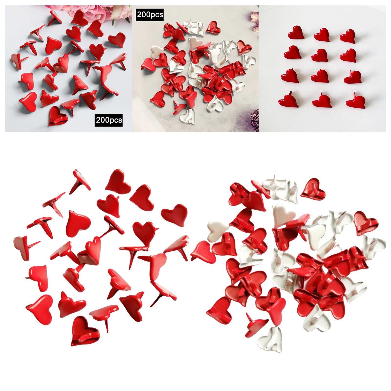 200Pcs Metal Paper Fasteners E - Embellishments For Scrapbooking 评论和价格