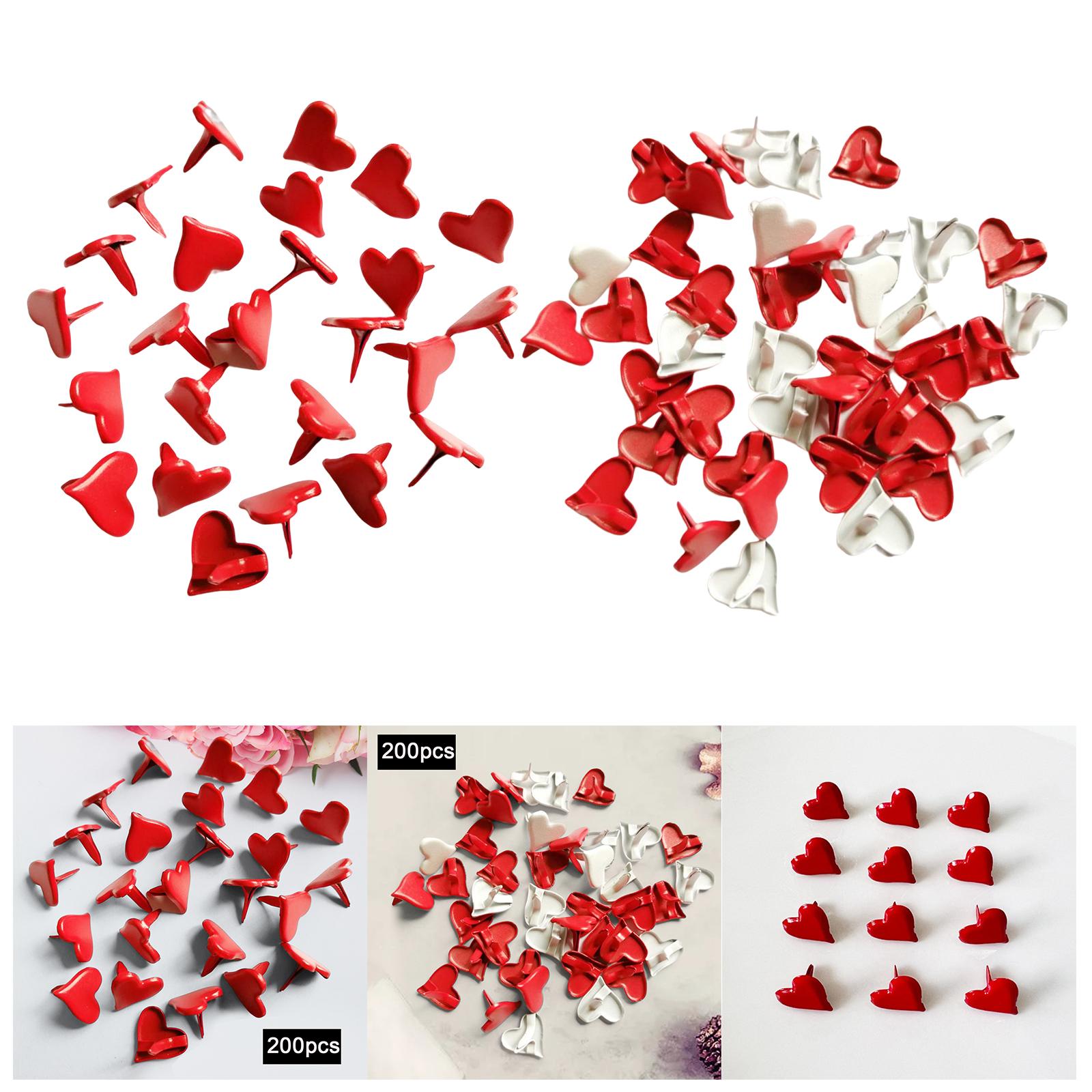 200Pcs Metal Paper Fasteners E - Embellishments For Scrapbooking 评论和价格