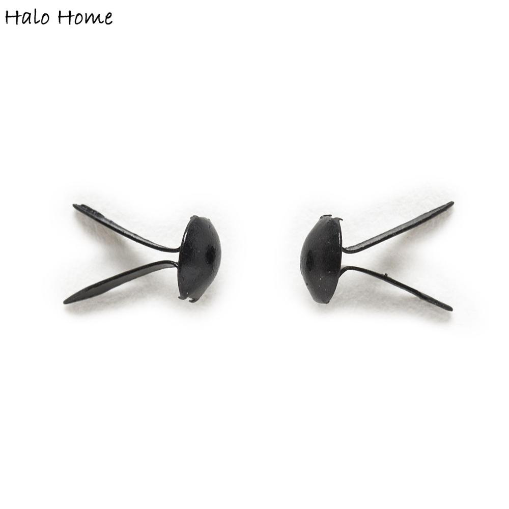 500 Pcs Black Round Brads Scra - Embellishments For Scrapbooking 评论和价格