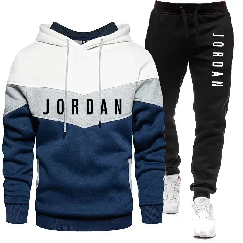 Men Jordan Letter Print Tracks - Embellish Knit 评论和价格