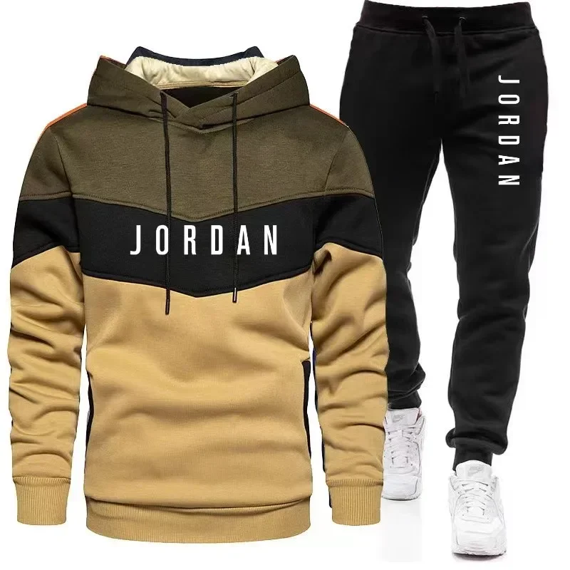 Men Jordan Letter Print Tracks - Embellish Knit 评论和价格