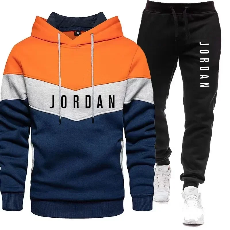 Men Jordan Letter Print Tracks - Embellish Knit 评论和价格