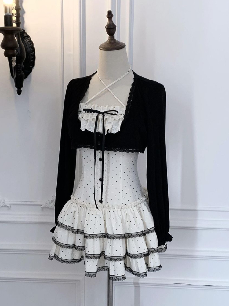 Coquette Sweet Korean Square N - Elastic Lace Trim 评论和价格