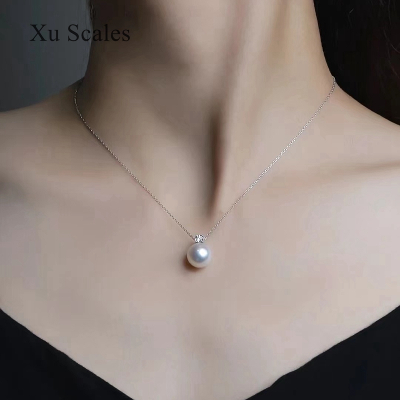 Natural Pearl Pendant 9-11mm S - Pearl Trim Chain 评论和价格