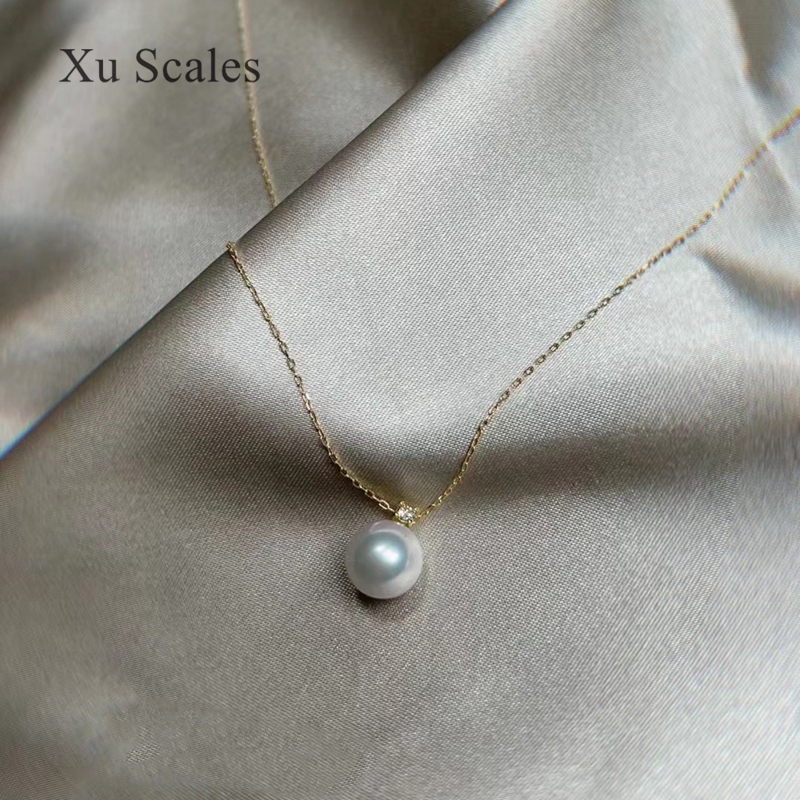 Natural Pearl Pendant 9-11mm S - Pearl Trim Chain 评论和价格