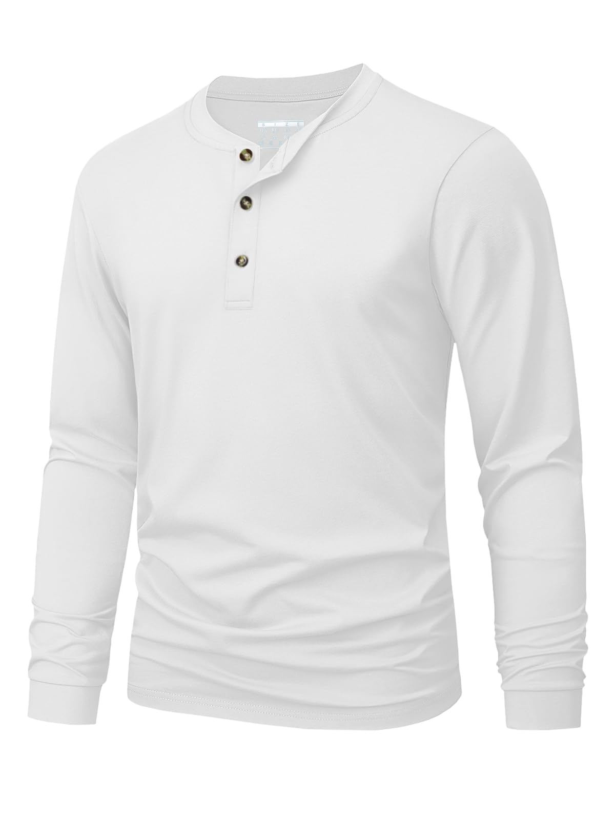 Men's Henley T-Shirt Simple So - Embellish Knit 评论和价格