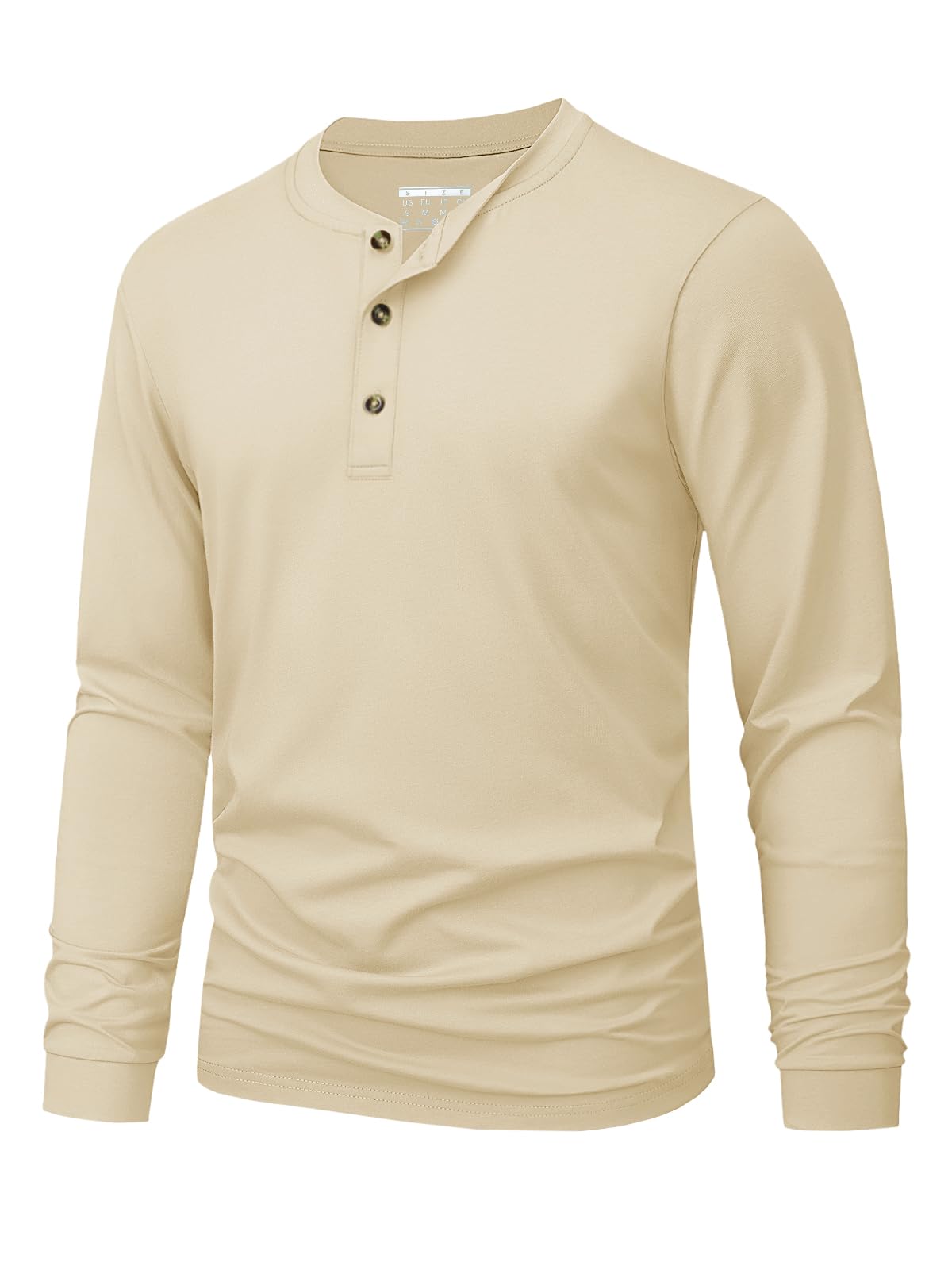 Men's Henley T-Shirt Simple So - Embellish Knit 评论和价格