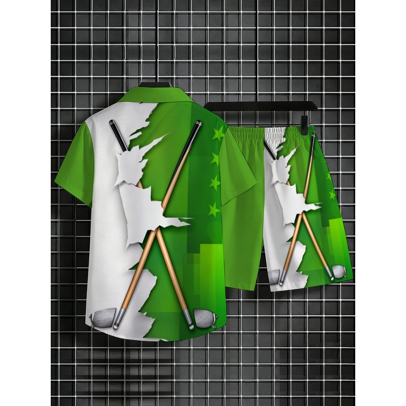 Men's Lightweight Casual Green - Embellish Knit 评论和价格